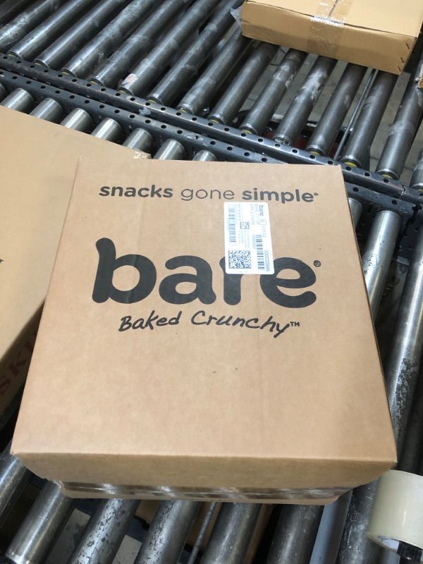 Photo 1 of bare Baked Crunchy Apple Chips, 2 Flavor Variety, 0.53oz Snack Bags - 42 COUNT **** BBD 4/22/26