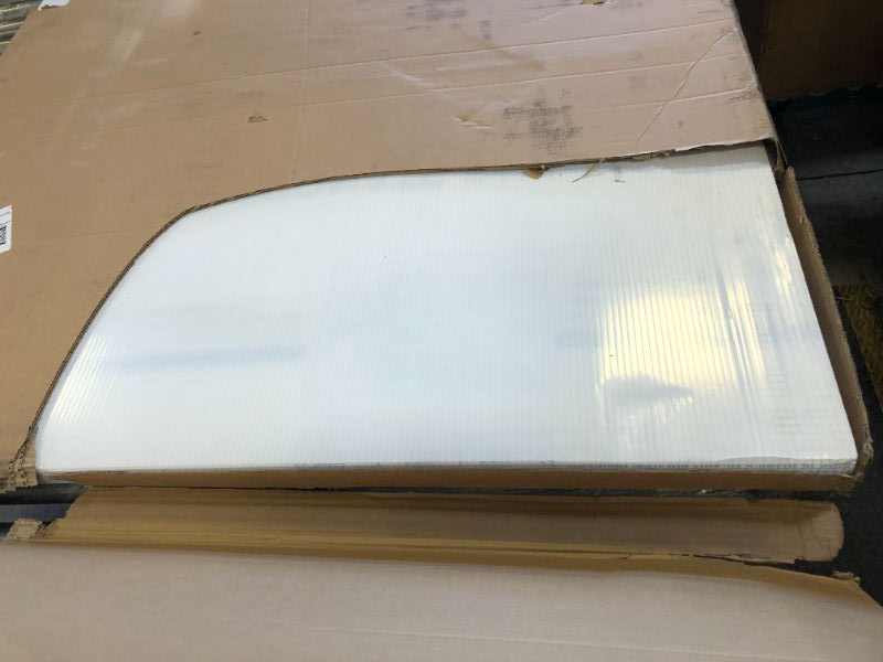 Photo 1 of Sinimaka 8 Pack Polycarbonate Greenhouse Panels, 8' x 4' x 0.24'' Twin-Wall Polycarbonate Sheets, All Weather Clear Roof Panels Greenhouse Replacement Panels