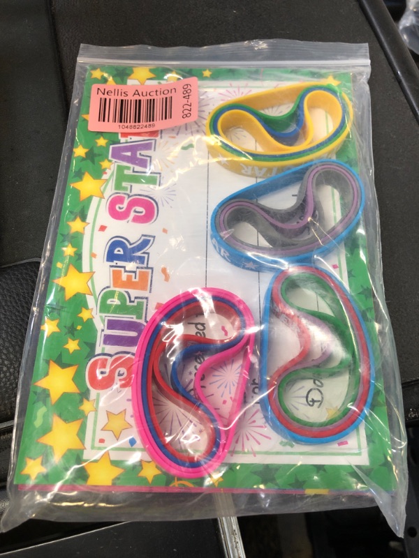 Photo 1 of Junkin 32 Pcs Star Student Certificate Award Wristband Happy Birthday Certificate Recognition Gifts Congrats Celebrity of the Week Month Award for Back to School Classroom(Star Style)