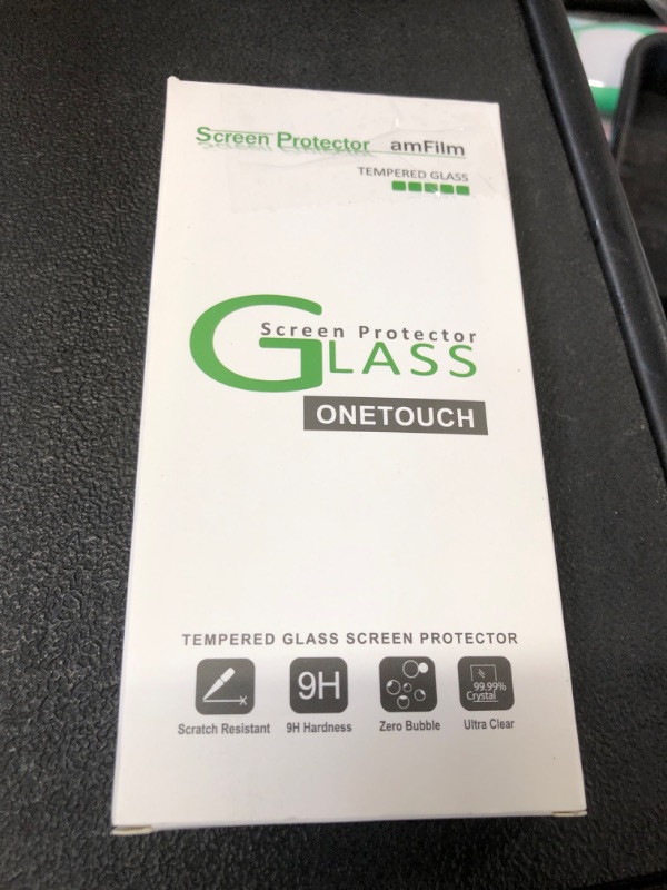 Photo 1 of amFilm Auto-Alignment OneTouch for Samsung Galaxy S24 6.2" Screen Protector + Camera Lens Protector,Tempered Glass,30 Seconds Installation, Case Friendly , Bubble Free , Anti-Scratch [2+2 Pack]