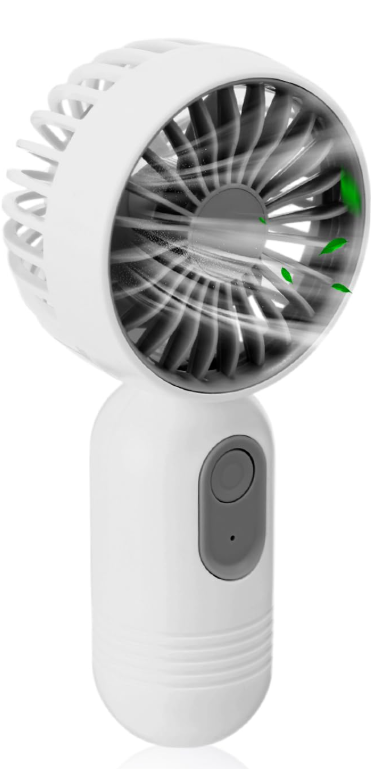 Photo 1 of  Mini Portable Fan Cute Handheld Lightweight Small Little Personal Hand Eyelash Fan 3 Speeds USB Rechargeable for Women Men Indoor Outdoor Makeup Travel Camping