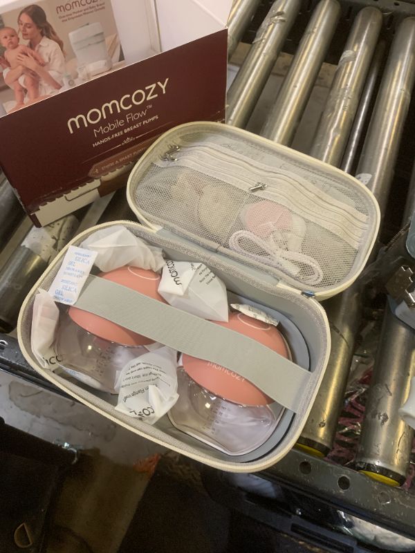 Photo 1 of Momcozy Breast Pump Hands Free Upgraded Mobile Flow | M9, App Discreet Control with Personalized Multi-Modes & 15 Levels, Wearable Breast Pump 24mm, 2 Pack Cozy Red