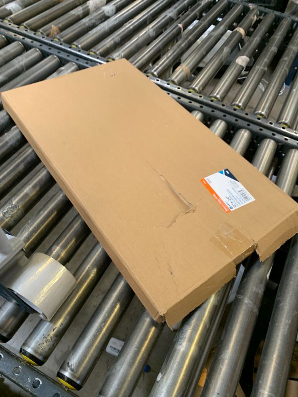 Photo 1 of EZ-FLO 12 x 24 Inch (Duct Opening) Return Air Vent Cover for Wall or Ceiling, Solid Steel Return Air Filter Grille, HVAC Vent Cover, White, 61668
