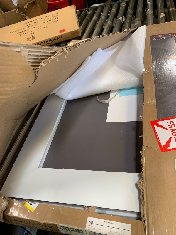 Photo 1 of LOAAO 55"X40" LED Mirror for Bathroom, Lighted Bathroom Mirror with Lights, Anti-Fog, Dimmable, Memory Function, Easy to Install, Clear Reflectionn