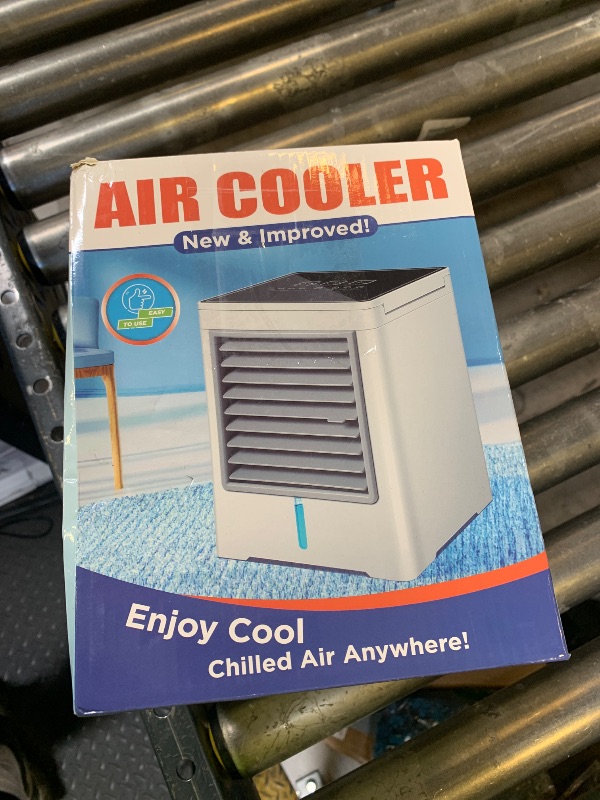 Photo 1 of Portable Air Conditioners, USB Personal Mini Air Conditioner with 3-Speed, Evaporative Air Cooler with Touch Screen, Portable Ac Unit Fan for Room, Tent, Bedroom, Car, RV, and Camping