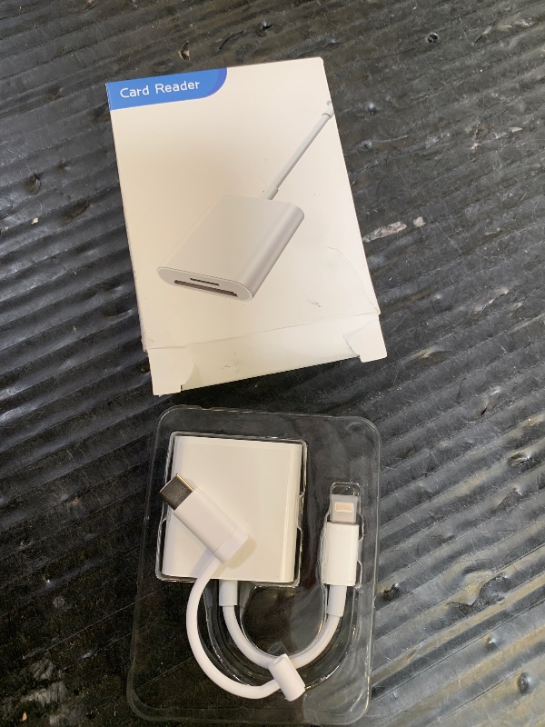 Photo 1 of SD Card Reader for iPhone iPad Camera,Dual Card Slot Memory Card Reader Supports SD and TF Card Trail Camera Viewer Sd Card Adapter Portable Micro Sd Card Reader No Application Required Plug and Play