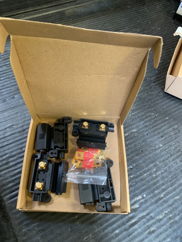 Photo 1 of uxcell 5 Set Black 125A Fuse with in-Line Holder Electrical Protection Fusible for Car Audio Video Stereo