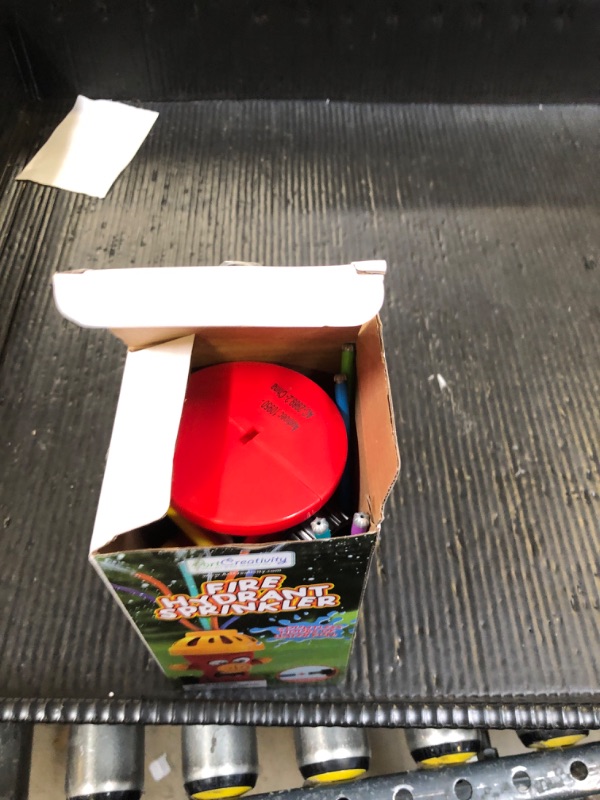 Photo 1 of ArtCreativity Fire Hydrant Sprinkler for Kids – Fun Fire Hydrant Water Sprinkler with Silly Face & Foam Tubes – Exciting Fire Hydrant Toy for Outdoor Play – Blow Up Sprinkler for Kids & Toddlers