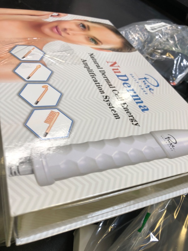 Photo 1 of Pure Daily Care NuDerma Handheld Skin Therapy Wand Machine w/Neon – Anti-Aging - Skin Tightening - Wrinkle Reducing - Dark Circles – Clarifying - Hair & Scalp Stimulator