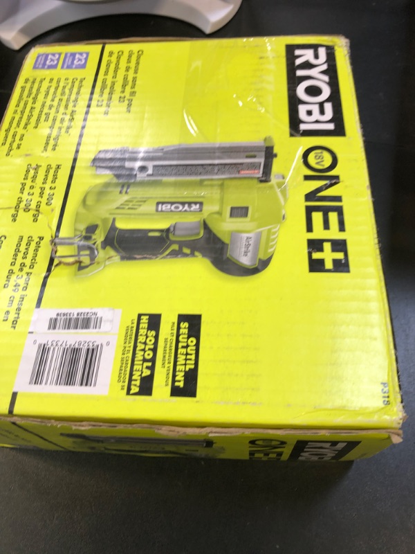 Photo 1 of Ryobi 18-Volt ONE+ Lithium-Ion Cordless AirStrike 23-Gauge 1-3/8 inch Headless Pin Nailer (Tool Only)