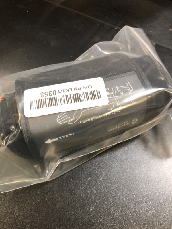 Photo 1 of Pre-Formed Blood Pressure Replacement Cuff, Quick Wrap for Easy Use, 9"-17" Adjustable BP Cuff for Medium to Large Arms, 6 Universal Connectors Compatible with Omron & Other Monitors (Cuff Only)