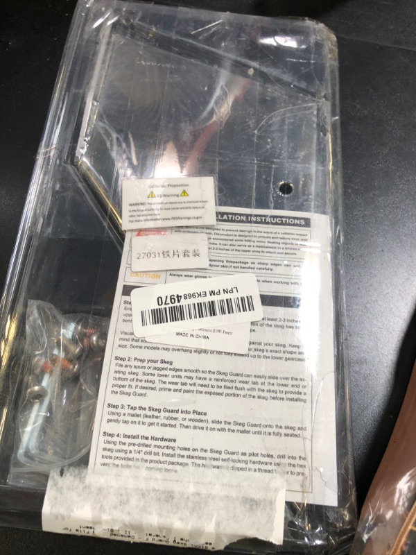 Photo 1 of 27031 Stainless Steel Skeg Guard Fix Damaged Skeg Fits for Mercury Mercruiser Alpha I Generation II 1991-Present