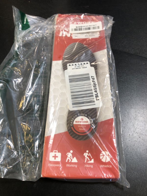 Photo 1 of Carbon Fiber Insoles, Carbon Fiber Foot Plate 1 PC Rigid Shoe Insert Support Turf Toe, Foot Fractures, Morton Extension, Hallux Rigidus and Limitus - Alternative to Post Op Shoe