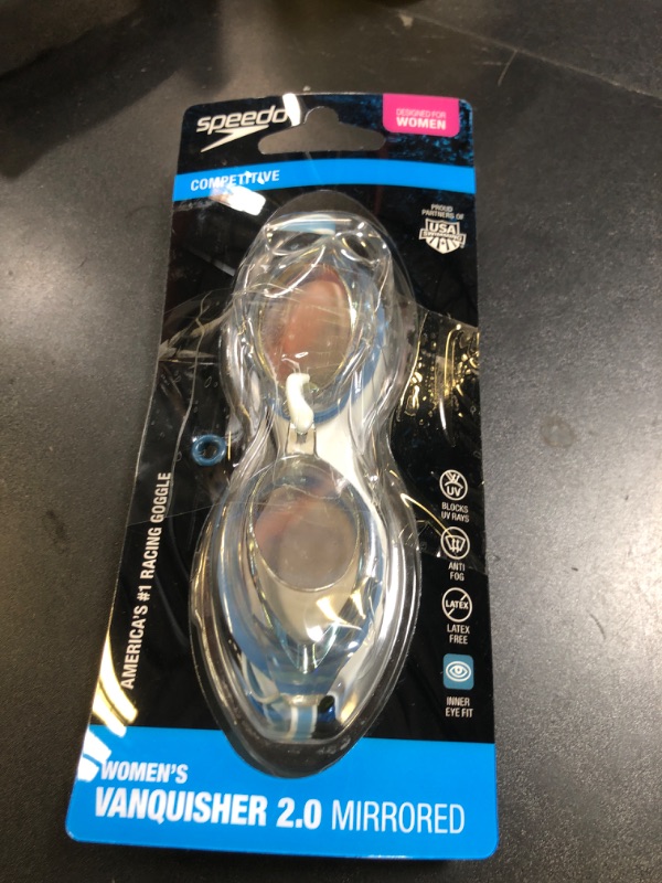 Photo 1 of Speedo Women's Swim Goggles Mirrored Vanquisher 2.0