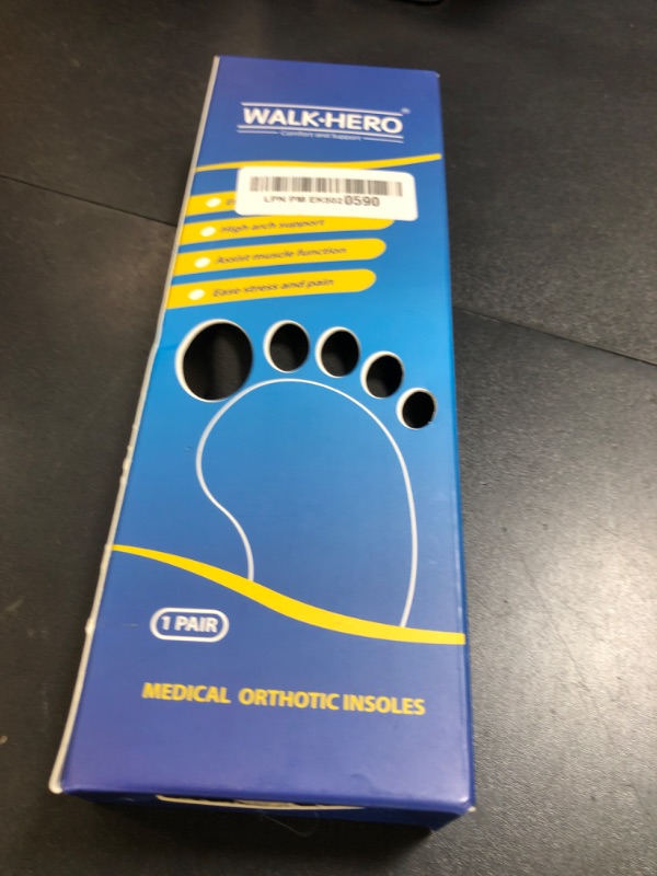 Photo 1 of Inserts Relieve Plantar Fasciitis - Flat Feet Insoles Arch Supports, Orthotic Insoles for Foot Pain Arch Pain Reduce Muscle Fatigue Absorb Shock (Mens 4-4 1/2 | Womens 6-6 1/2)