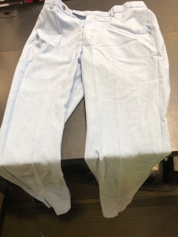Photo 1 of MEN'S DRESS PANTS LIGHT BLUE- XS 