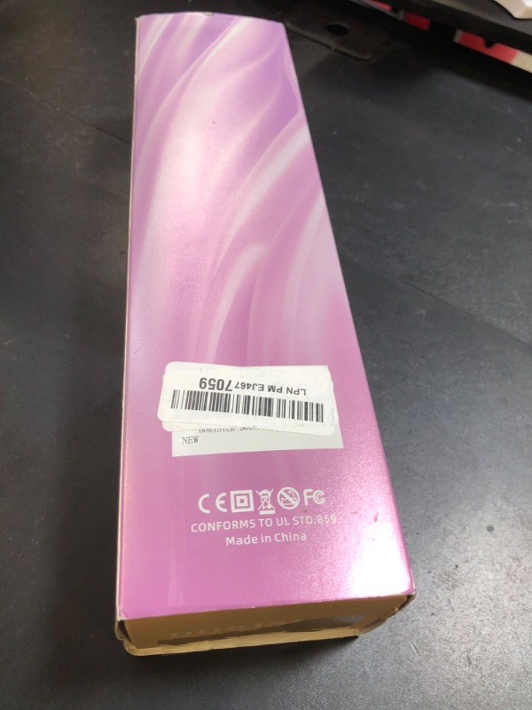 Photo 1 of DORISILK 500 Degree High Temp Professional Hair Straightenr ? Ceramic Wide Flat Iron ?2 in 1 Hair Straightener and Curler?Plasma Flat Iron Hair Straightener Get Frizz-Free and Shiny (Purple)
