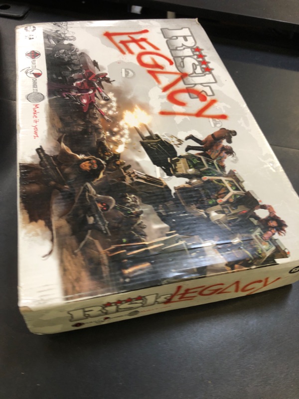 Photo 1 of Hasbro Gaming Avalon Hill Risk Legacy Strategy Tabletop Game, Immersive Narrative Game, Miniature Board Game for Ages 13 and Up, for 3-5 Players