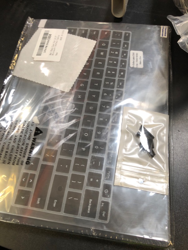 Photo 1 of May Chen Case for 13.5" Microsoft Surface Laptop 3/4/5 with Alcantara Palm Rest Model 1867 1958 1959 (2019 2021 2022), Plastic Hard Shell Case with Keyboard Cover + Screen Protector, Matte Black