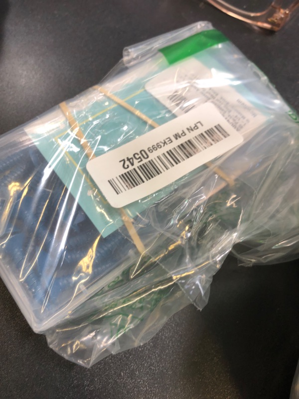 Photo 1 of 45 Packs, Concrete Screw Anchor, 1/4" x 1-1/4", Blue Flat Head Screws for Anchoring to Masonry, Brick, Block, Cement or Stucco