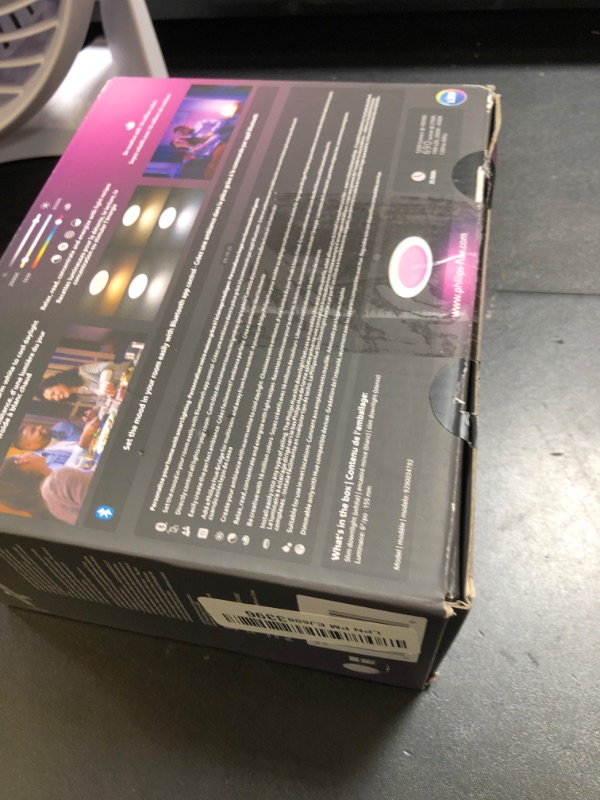 Photo 1 of Philips Hue Smart Slim 6 Inch LED Downlight - White and Color Ambiance Color-Changing Light - 1 Pack - 1200LM - Indoor - Control with Hue App - Works with Alexa Google Assistant and Apple Homekit