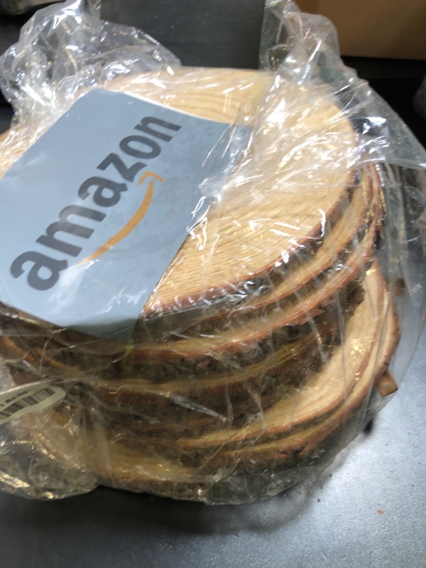 Photo 1 of Set of (10) 9-10 inch Wood Slices for centerpieces! Wedding centerpieces, Baby Shower centerpieces, Party centerpieces! (9 inch)
