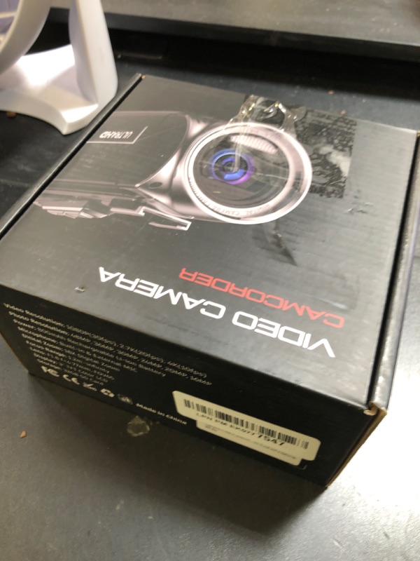 Photo 1 of Rawiemy Video Camera Camcorder FHD 1080P 36MP YouTube Vlogging Camera Recorder 3.0 Inch 270 Degree Rotation Screen 18X Digital Zoom Camcorders with Microphone,32GB SD Card and 2 Batteries