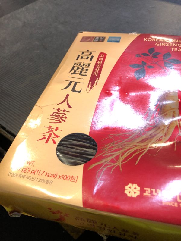 Photo 1 of Korean Ginseng Extract Granules Tea Health Food (3g X 100 bags)