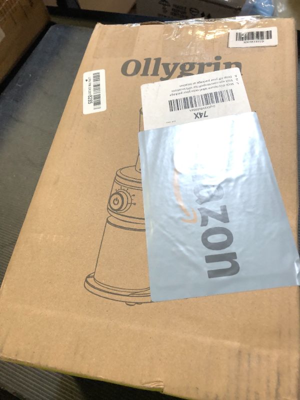 Photo 1 of Ollygrin Burr Coffee Grinder, Electric Conical Coffee Bean Grinder With 30 Adjustable Grind Settings For 2-12 Cups, Sliver & Black