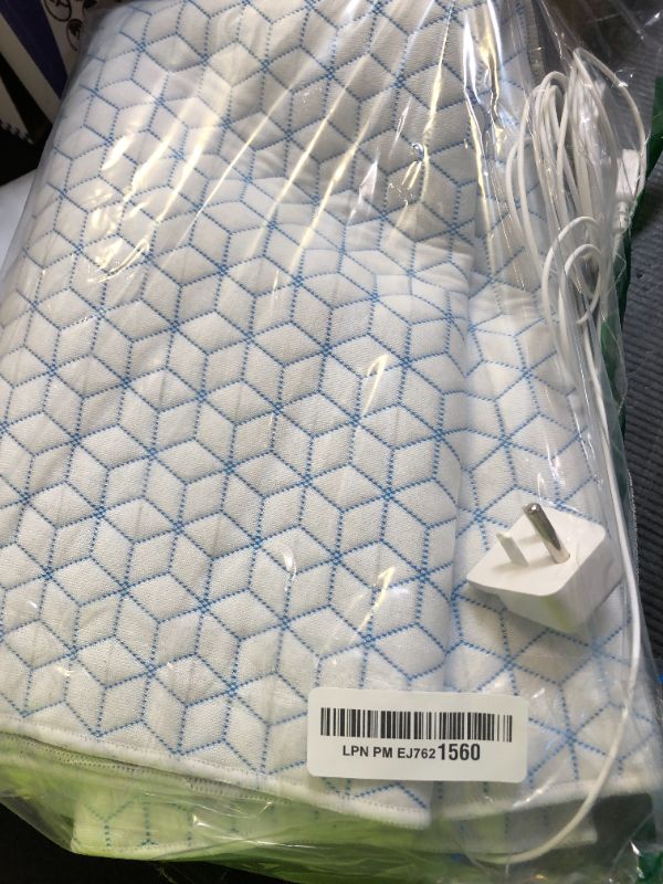 Photo 1 of XKETA Grounding Mat for Bed, Grounding Pad for Sleeping, Reduce Anxiety and Inflammation, Pain Relief, Improve Energy - Pure Silver Fiber, Grounding Cord, Test Pen & Safety Adapter (Queen)