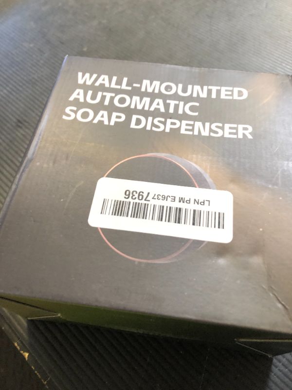 Photo 1 of Automatic Soap Dispenser Foam Bathroom: Wall Mount Rechargeable Touchless Adjustable Auto Smart Electric Plastic White Foaming Soap Dispenser with Clock - Kitchen - Hand Dish Lotion Couple Kids