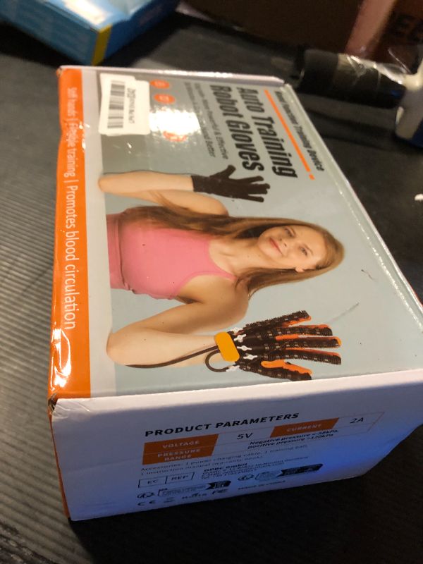 Photo 1 of right hand----JBMBHC Rehabilitation Robot Gloves, Finger Exerciser for Stroke Recovery Hand Glove Equipment Hand Function Rehabilitation