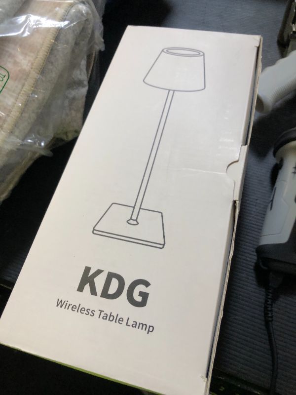 Photo 1 of KDG 2 Pack Cordless Table Lamp,Portable LED Desk Lamp, 4000mAh Battery Operated, 3 Color Stepless Dimming Up, for Restaurant/Bedroom/Bars/Outdoor Party/Camping/Coffee Shop Night Light(Brown)
