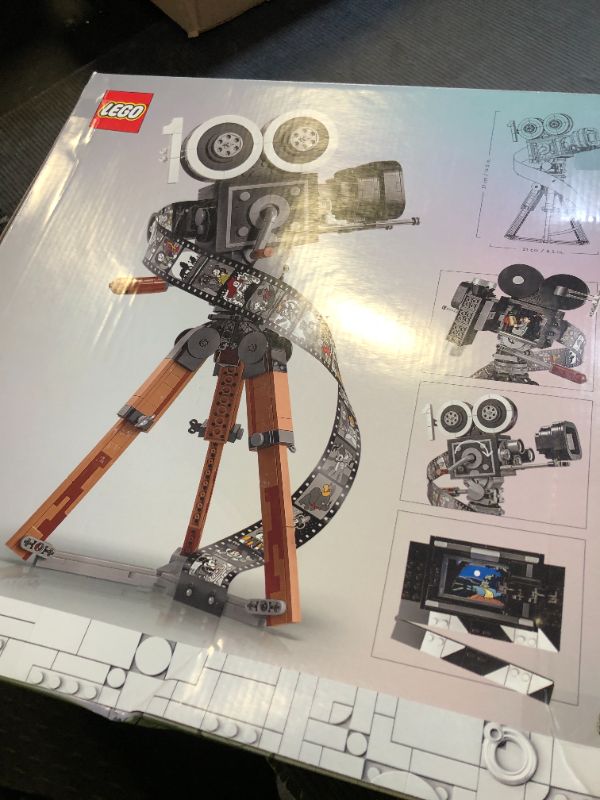 Photo 1 of LEGO Disney Walt Disney Tribute Camera Building Set - Bedroom or Office Decor for Men & Women, Ages 18+ - Collectible Craft Model Kit - Gift Idea for Fans - 43230