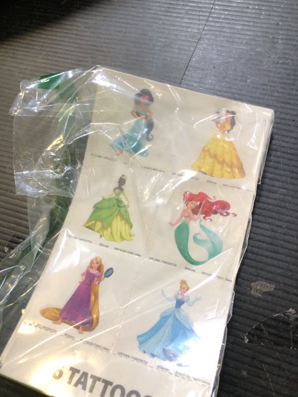 Photo 1 of 40pcs Temporary Tattoos for Kids,Princess Party Favors Fake Tattoos Stickers,Cartoon Tattoos Birthday Party Supplies,Birthday Decorations Party Game Activities Reward Gifts