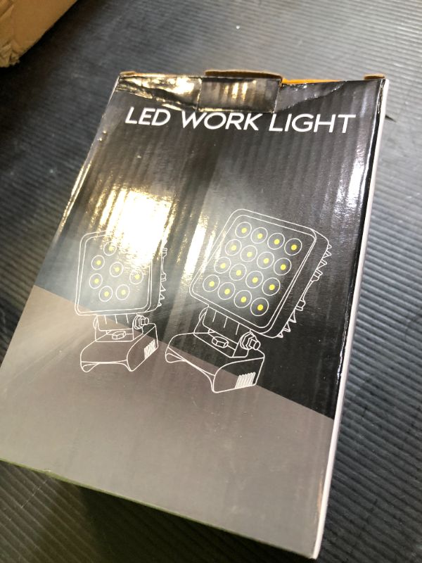 Photo 1 of Cordless LED Work Light Compatible with DeWALT 20V: Ecarke 20v Light with Low Voltage Protection, USB & Type-C Charging Port, Work Light for Job Site, Camping, Outdoor, Fishing (2pcs)