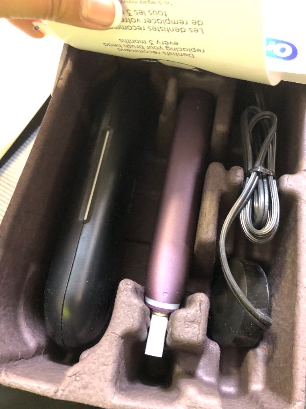 Photo 1 of Oral-B iO Series 8 Electric Toothbrush with 2 Replacement Brush Heads, Violet Ametrine