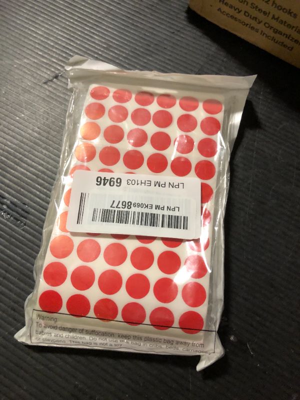 Photo 1 of Epakh 4800 Pieces 1/2 Inch Round Color Circle Dot Sticker Labels 10 Assorted Colors Coding Adhesive Round Sticker for Marking, Organizing