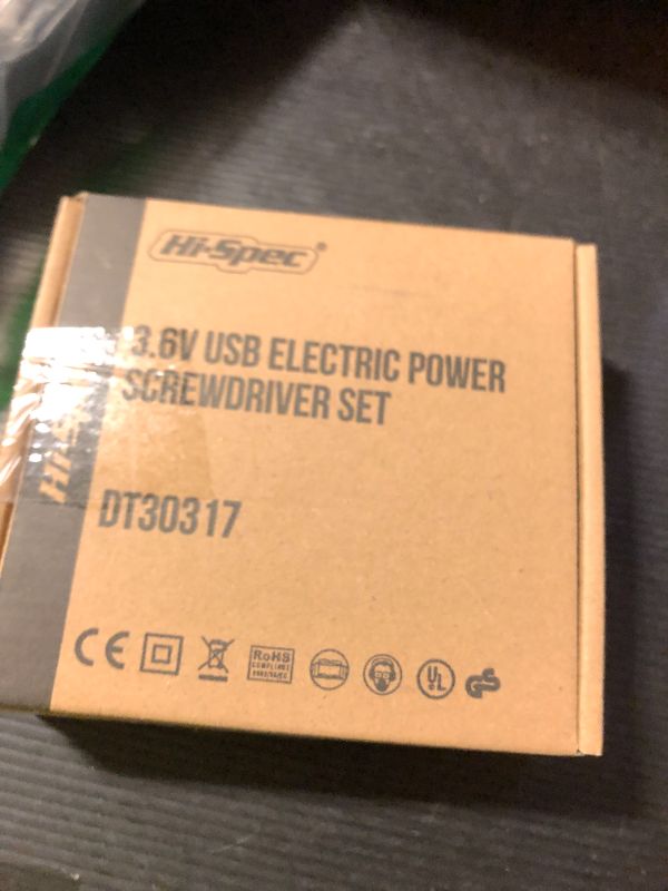 Photo 1 of Hi-Spec Electric Screwdriver 27pc 3.6V Pink USB Small Power Screwdriver Set. Cordless & Rechargeable with Driver Bit Set