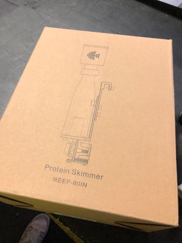 Photo 1 of Protein Skimmers for Saltwater Aquariums, Hang On Protein Skimmer for Fish Tanks up to 80 Gallons, DC Pinwheel Pump with Controller, Not for Rimmed Tank
