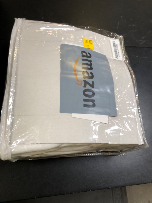 Photo 1 of Linenspa 2 Inch Mattress Topper-Cover Queen-Cover Only-Machine Washable – Breathable – Non Slip – with Zipper,White