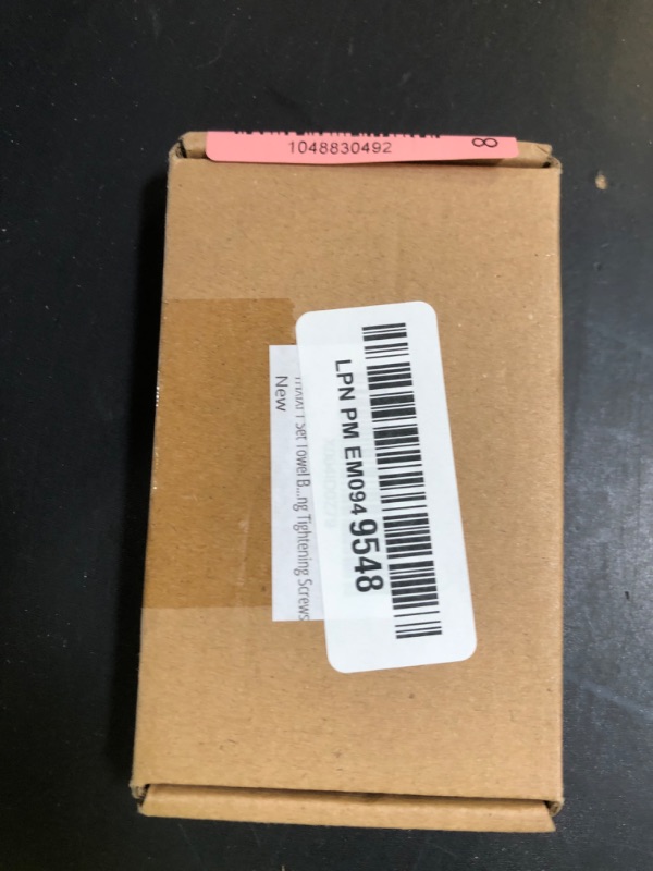 Photo 1 of YHXiXi 1 Set Towel Bar Replacement Parts for Replacing Wall Mounted Towel Bars Stainless Steel Screw Set Silver Hanging Tightening Screws (1.65in Round + 1.35in Hexagonal Fixing Piece)