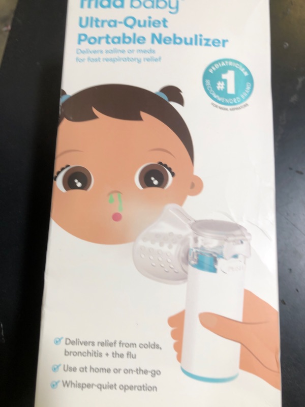 Photo 1 of Frida Baby Nebulizer for Babies, Portable Nebulizer for Kids, Babies & Infants, Ultra-Quiet Handheld Nebulizer with Mask + Diffuser, Congestion + Flu Relief