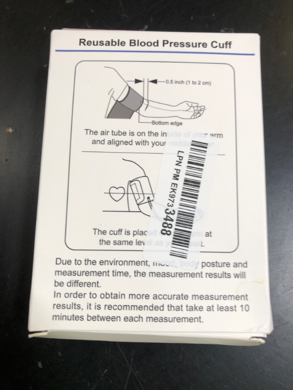 Photo 1 of Pediatric Blood Pressure Cuff for Kids & Women - Small Child Replacement BP Cuff (5.9-9.5 Inch Arm Circumference), Compatible with Most Monitors - with 6 Connectors