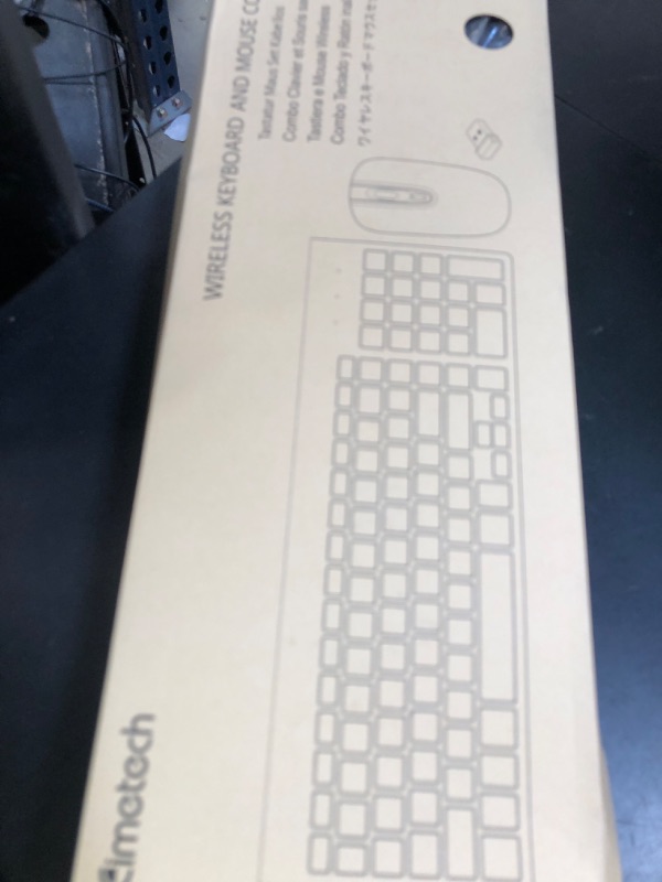 Photo 1 of cimetech EasyTyping KF10 Wireless Keyboard and Mouse Combo, [Silent Scissor Switch Keys][Labor-Saving Keys]Ultra Slim Wireless Computer Keyboard and Mouse, Easy Setup for PC/Laptop/Mac/Windows - Grey