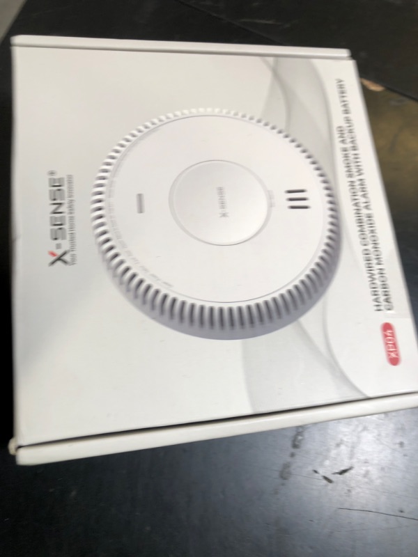 Photo 1 of X-Sense Hardwired Combination Smoke and Carbon Monoxide Detector, Hardwired Interconnected Smoke and CO Detector Alarm with Replaceable Battery Backup, XP04, 1-Pack