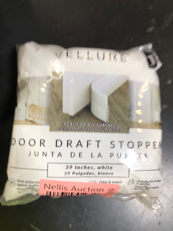 Photo 1 of Vellure® Door Draft Stopper for Bottom of Door - Premium Door Sweep for Bottom of Door/Weather Stripping Door Seal (Save Energy – installs Quickly and Easily) Door Strip