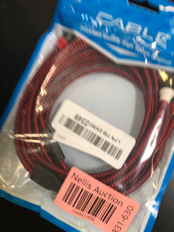 Photo 1 of RCA Cable 10Ft,2Rca Male to 2-RCA Male Audio Stereo Subwoofer Cable [Hi-Fi Sound] Nylon-Braided Auxiliary Audio Cord for Home Theater, HDTV, Amplifiers, Hi-Fi Systems,Speakers and etc(10Ft/3M)