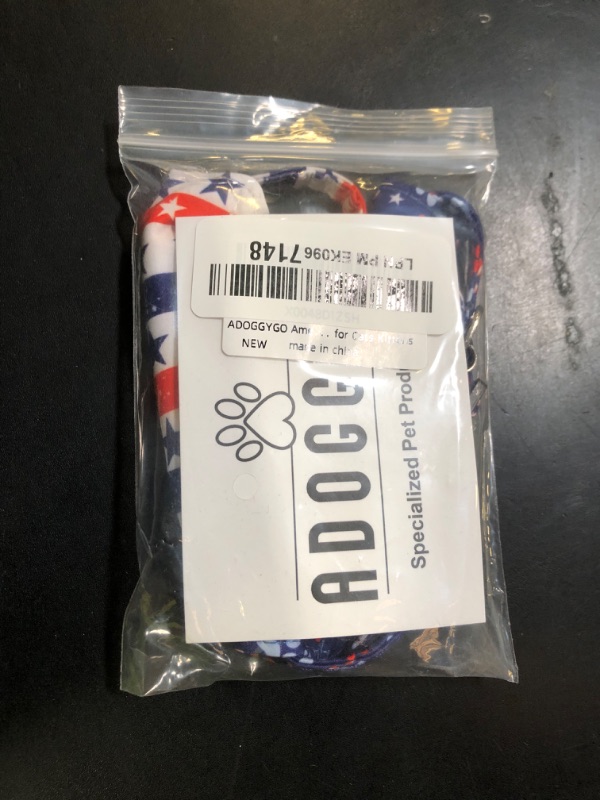 Photo 1 of ADOGGYGO American Flag Cat Collars Breakaway with Removable Bandana, Adjustable 4th of July Bandana Collar for Cats Kittens