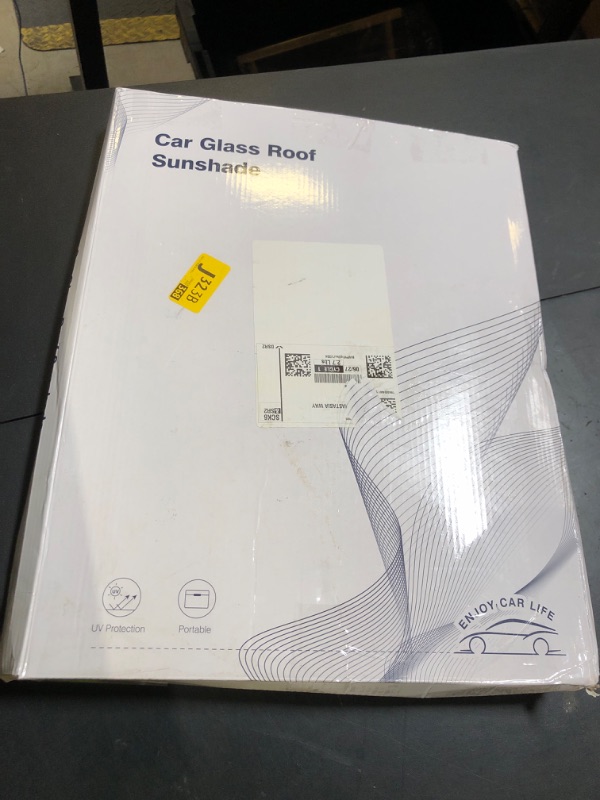 Photo 1 of Zanch Tesla Model Y Sunshade Roof [2025 Cooling Tech, UV Reflective] Magnetic No Sag Foldable Roof Glass Sun Shade for Model Y (2020-2025) Tesla Accessories 2026 2025- Grey